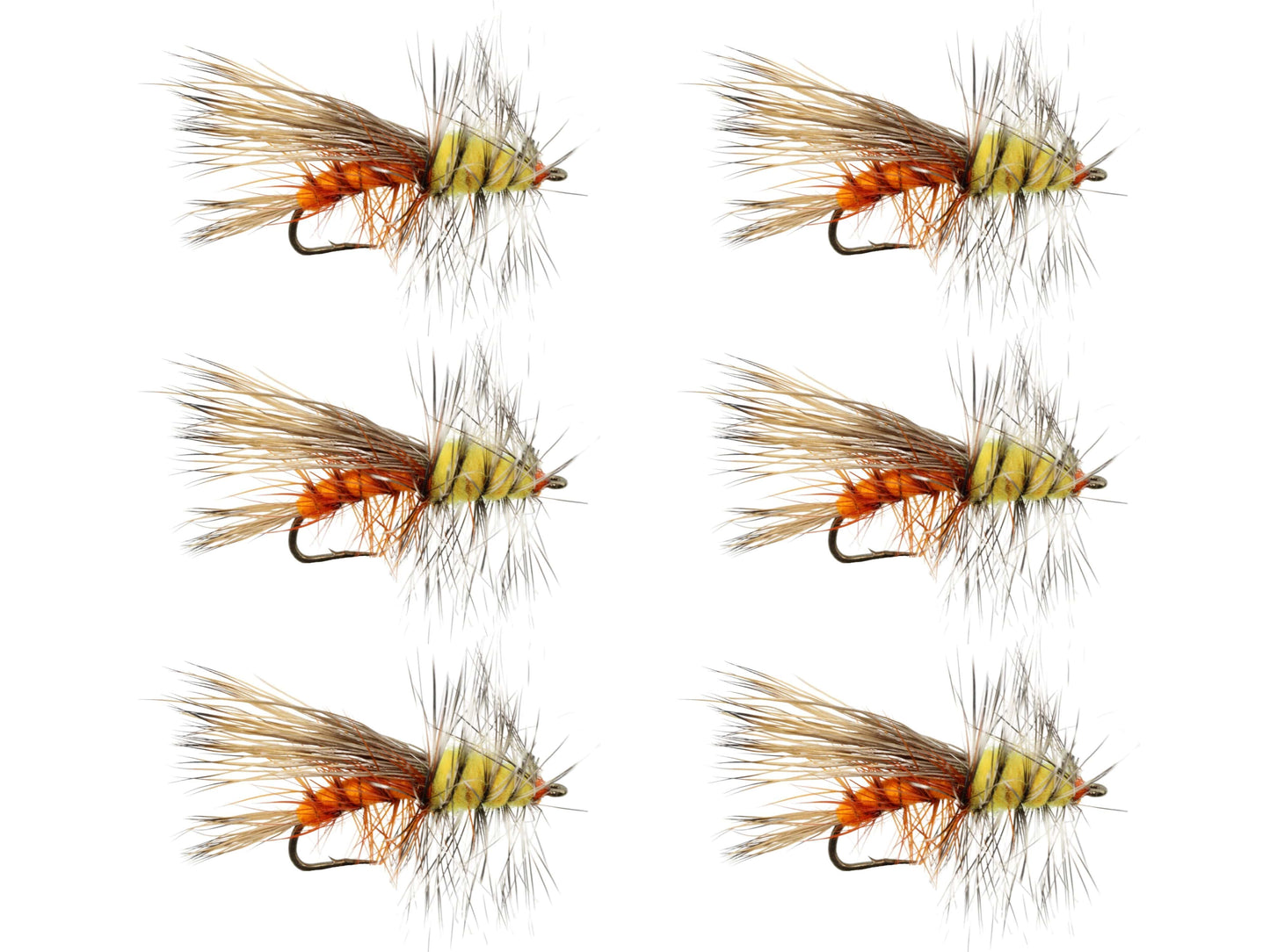 Wild Water Fly Fishing Orange Stimulator, Size 12, Qty. 6