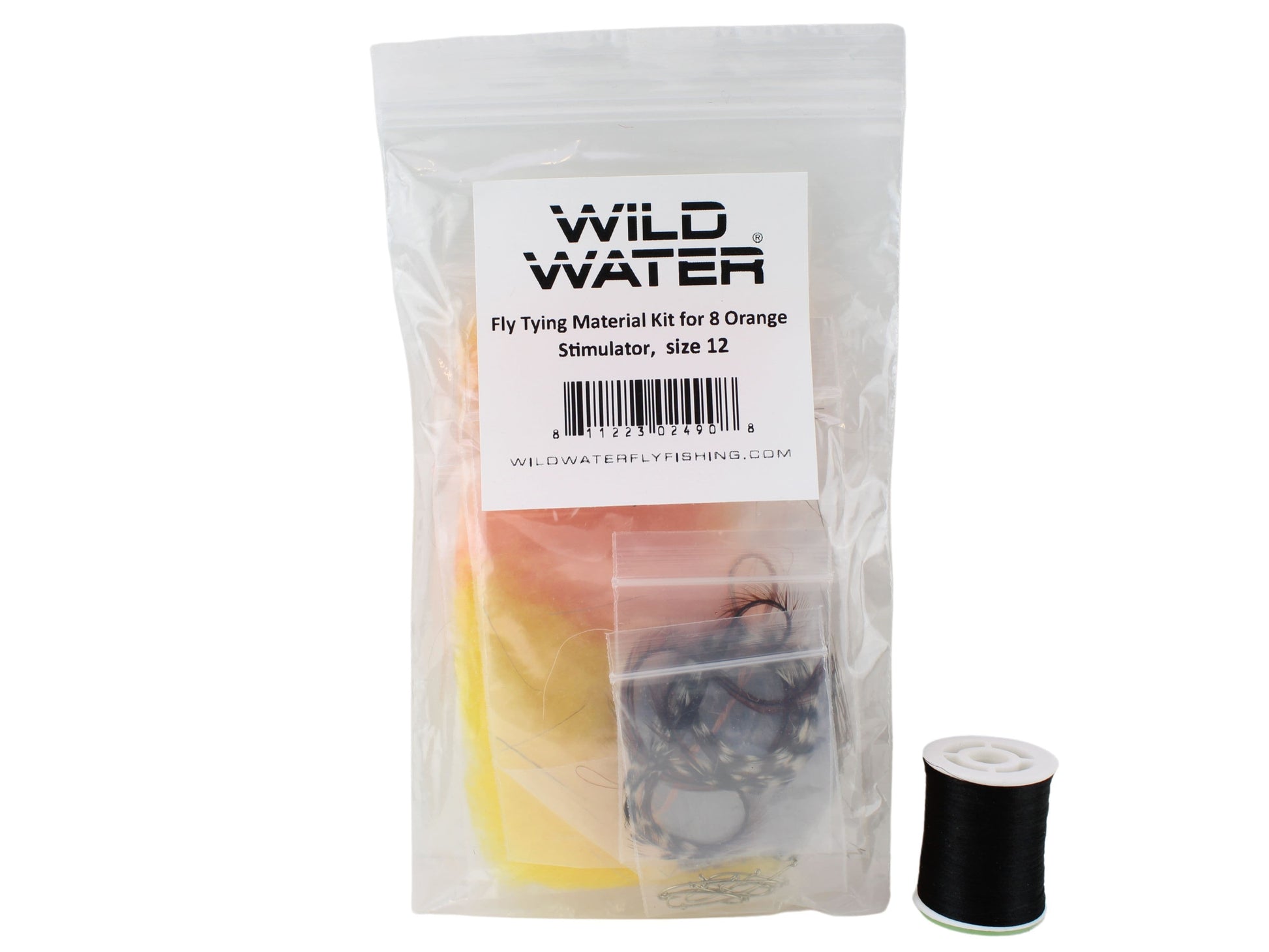 Wild Water Fly Fishing Fly Tying Material Kit, Orange Stimulator-Goodwynn&#39;sGoodwynn&#39;s