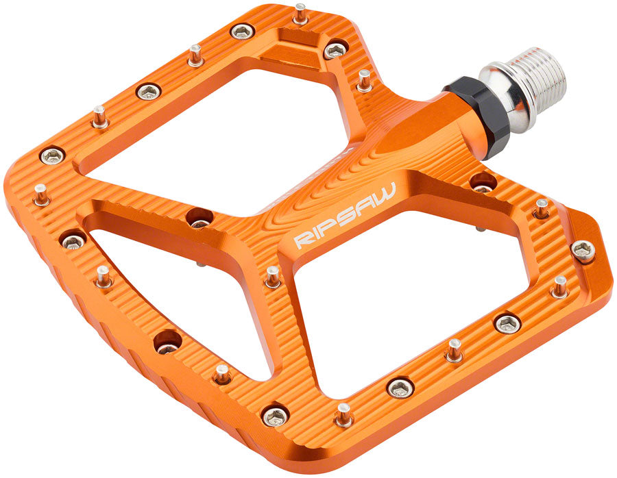 Wolf Tooth Ripsaw Aluminum Pedals - Platform Aluminum 9/16" Black Orange-Goodwynn&#39;sGoodwynn&#39;s