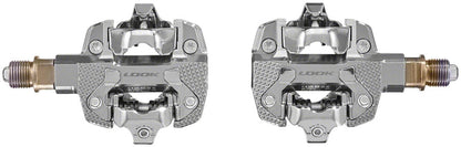 LOOK X-TRACK Dual Power Pedals - Dual Sided Clipless Chromoly  9/16" Silver