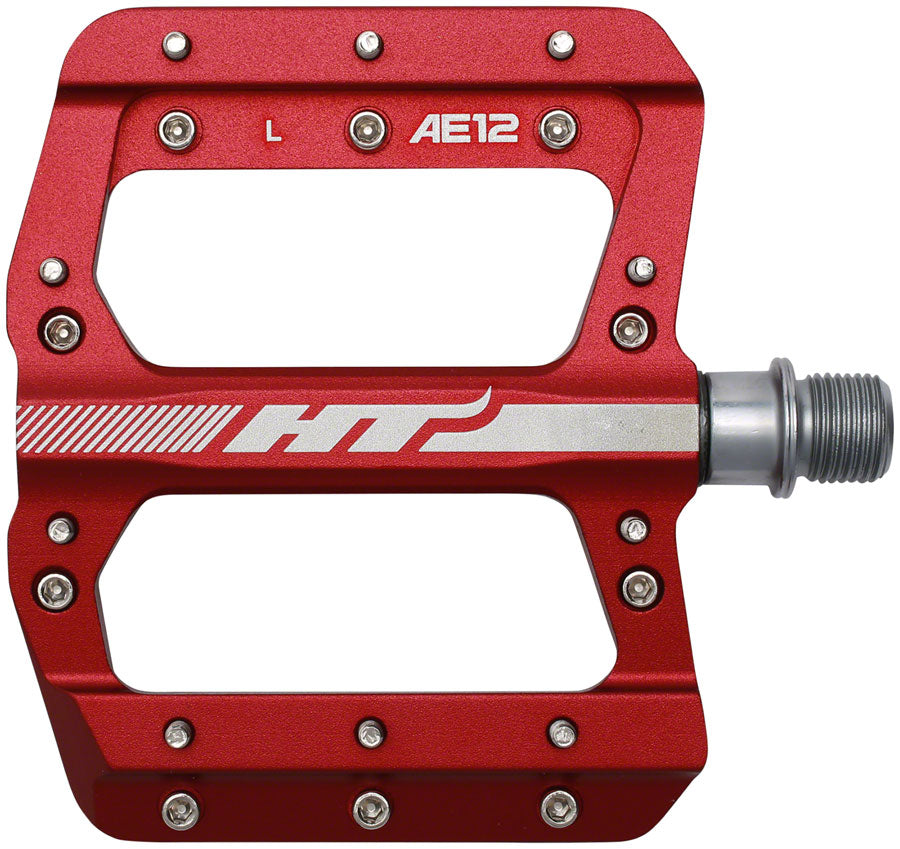 HT Components AE12 Pedals - Platform Aluminum 9/16" Red-Goodwynn&#39;sGoodwynn&#39;s