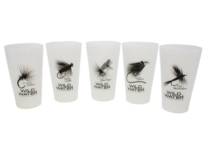 Wild Water Fly Fishing Silicone Pint Glass