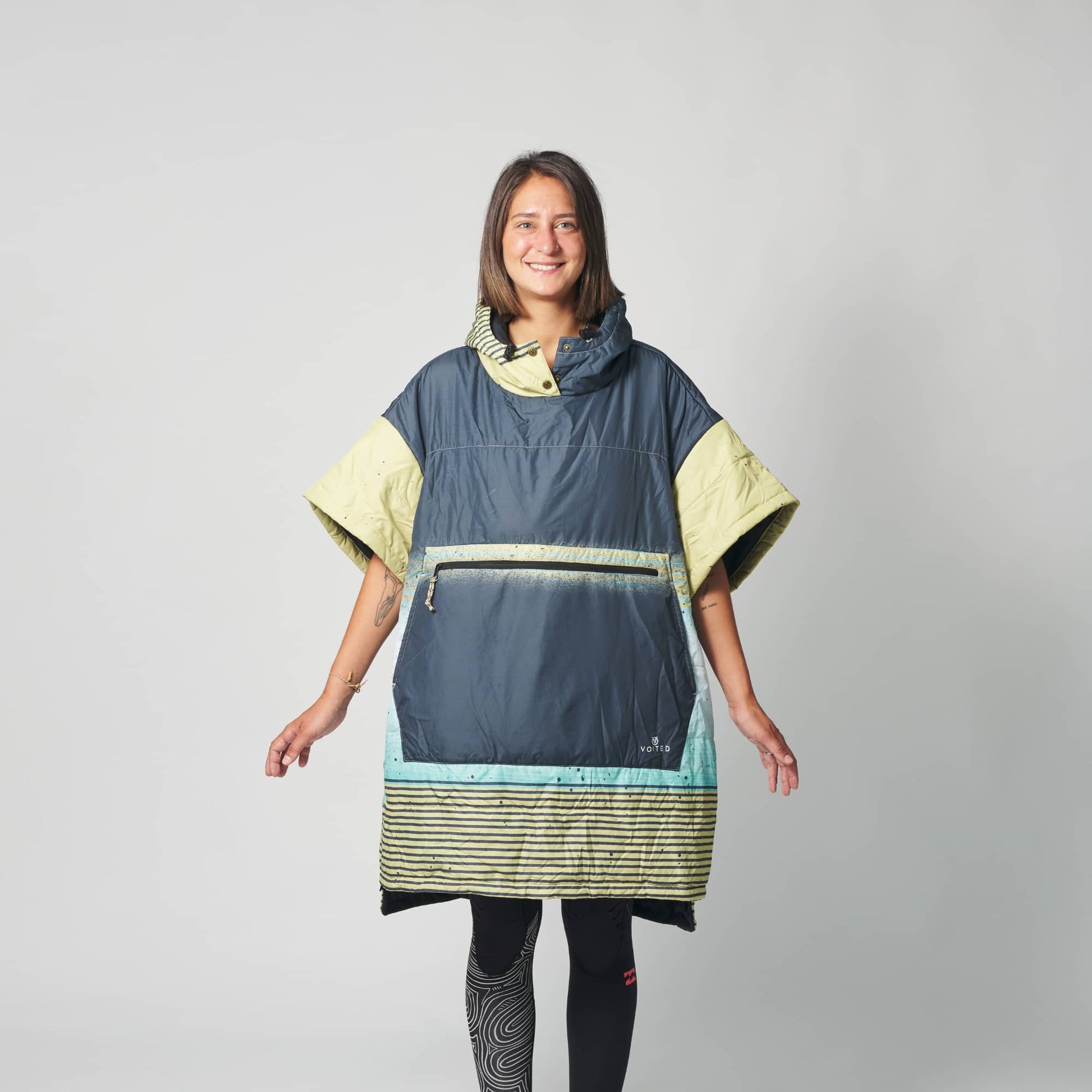 VOITED 2nd Edition Outdoor Poncho for Surfing, Camping, Vanlife & Wild Swimming - Woodspray-Goodwynn&#39;sGoodwynn&#39;s