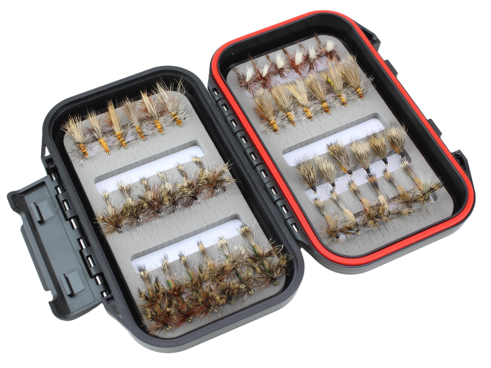 Wild Water Attractor/Trout Stimulator Fly Assortment, 42 Flies with Small Fly Box-Goodwynn&#39;sGoodwynn&#39;s