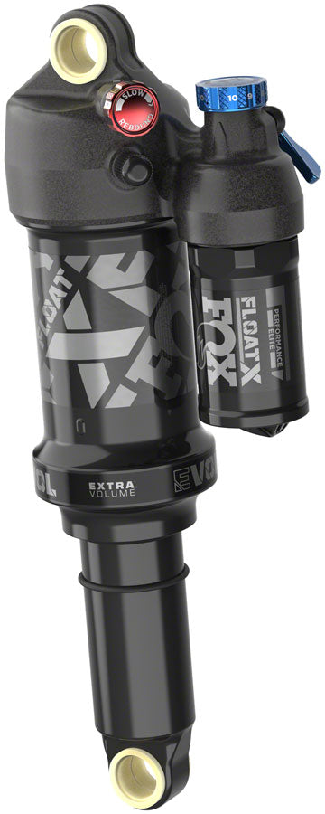 FOX FLOAT X Performance Elite Rear Shock - Metric 210 x 50 mm 0.6 Spacer 2-Position Lever EVOL LV BLK Anodized