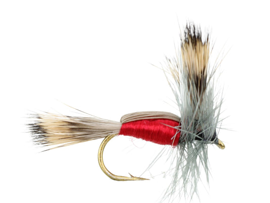 Wild Water Fly Fishing Red Humpy, Size 10, Qty. 6-Goodwynn's