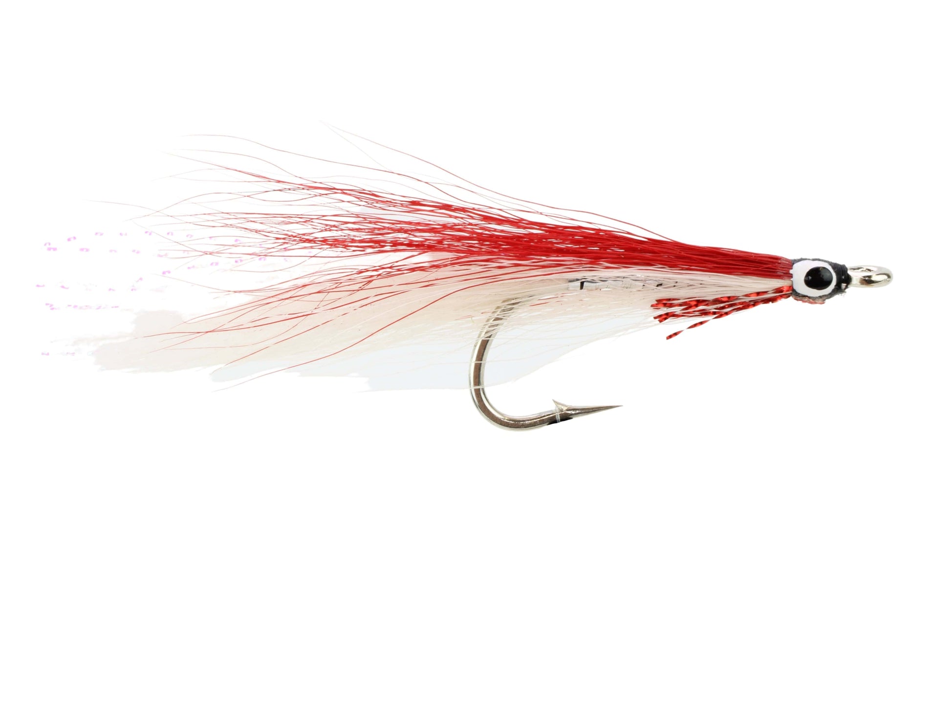 Wild Water Fly Fishing Red and White Deceiver, Size 2, Qty. 3-Goodwynn&#39;sGoodwynn&#39;s