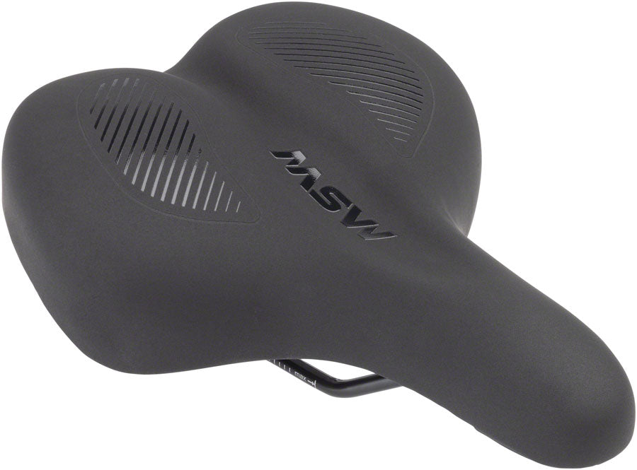 MSW Womens Saddle - Memory Foam Soft Touch Cover Steel Black-Goodwynn&#39;sGoodwynn&#39;s