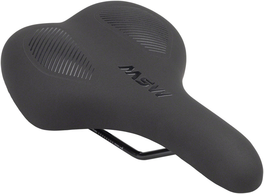 MSW Mens Saddle - Memory Foam Soft Touch Cover Steel Black-Goodwynn&#39;sGoodwynn&#39;s