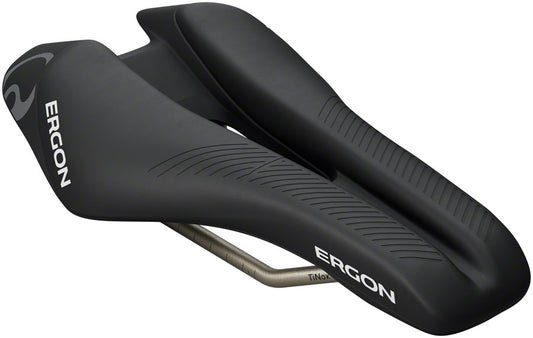 Ergon SR Triathlon Saddle - Mens Black Front-Goodwynn's