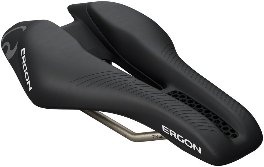 Ergon SR Triathlon Saddle - Womens Black Front-Goodwynn&#39;sGoodwynn&#39;s