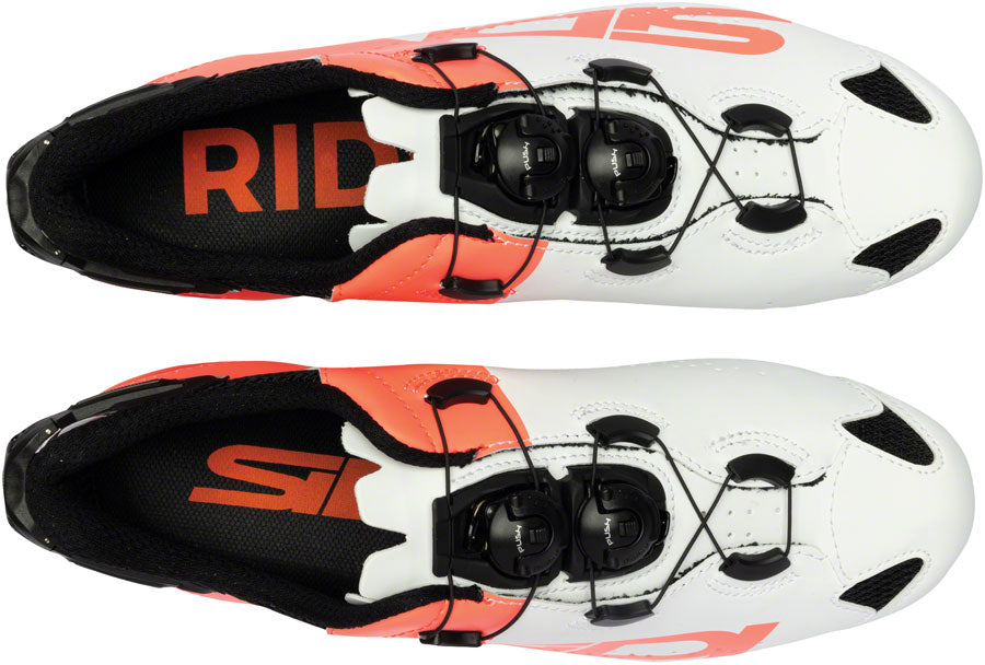 Sidi Shot 2S Pro Road Shoes - Mens White/Coral 39.5