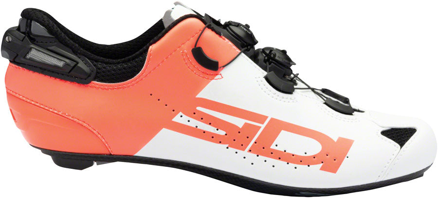 Sidi Shot 2S Pro Road Shoes - Mens White/Coral 38-Goodwynn&#39;sGoodwynn&#39;s