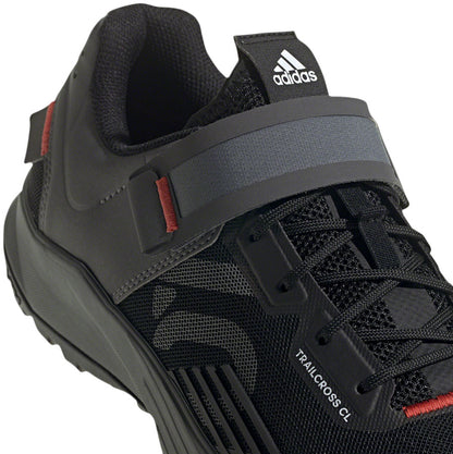 Five Ten Trailcross Mountain Clipless Shoes - Mens Core BLK/Gray Three/Red 9