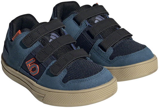 Five Ten Freerider Kids VCS Flat Shoes - Youth Legend Ink/Wonder Steel/Impact Orange 3K-Goodwynn's