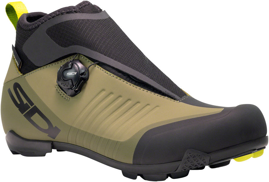 Sidi Hiemx Cycling Boot - Black/Green Olive 40