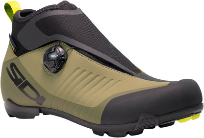 Sidi Hiemx Cycling Boot - Black/Green Olive 44