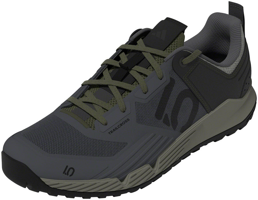 Five Ten Trailcross XT Flat Shoes - Mens Gray Six/Core Black/Olive Strata 6-Goodwynn&#39;sGoodwynn&#39;s