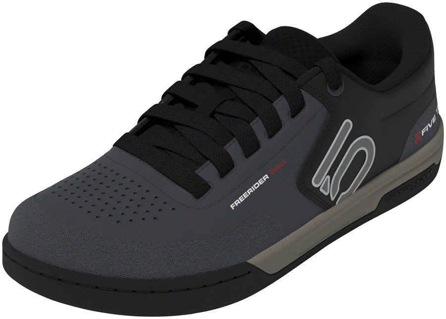 Five Ten Freerider Pro Flat Shoes - Mens Gray Six/Silver Pebble/Core BLK 6-Goodwynn&#39;sGoodwynn&#39;s