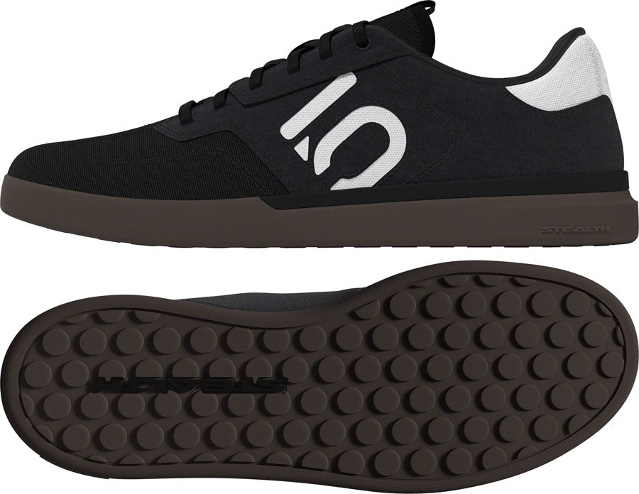 Five Ten Sleuth Canvas Flat Shoes - Mens Core Black/Core Black/FTWR White 6-Goodwynn&#39;sGoodwynn&#39;s