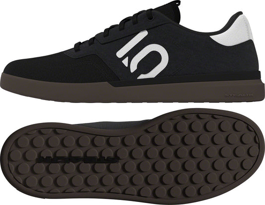 Five Ten Sleuth Canvas Flat Shoes - Mens Core BLK/Core BLK/FTWR White 13-Goodwynn's