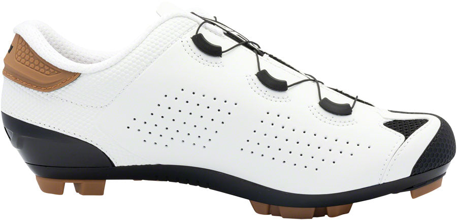 Sidi Dust Gravel Shoes - Mens White/Black 38