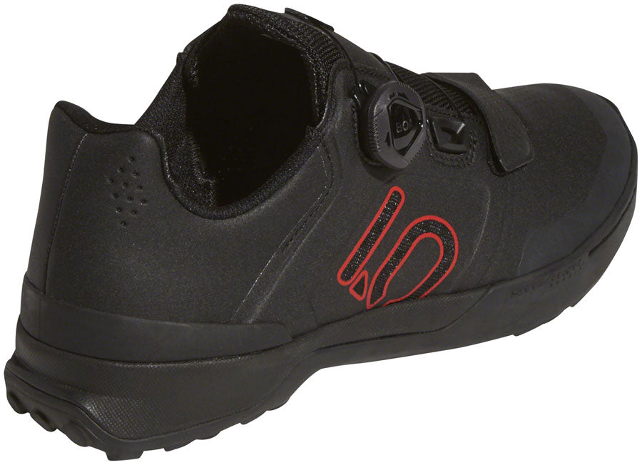 Five Ten Kestrel Pro BOA Mountain Clipless Mountain Clipless Shoes - Mens Core BLK / Red / Gray Six 7.5-Goodwynn&#39;sGoodwynn&#39;s