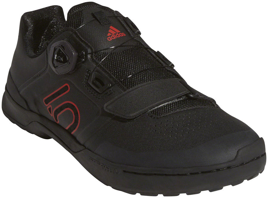 Five Ten Kestrel Pro BOA Mountain Clipless Mountain Clipless Shoes - Mens Core BLK / Red / Gray Six 7.5-Goodwynn&#39;sGoodwynn&#39;s