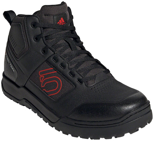 Five Ten Impact Pro Mid Flat Shoes  -  Mens Core Black/Red/Core Black 9-Goodwynn's