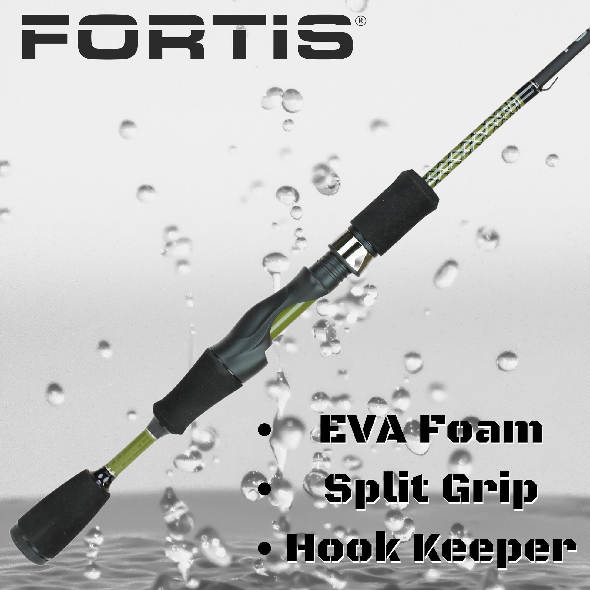 Fortis 5' Ultra Light Action 2 Piece Spinning Rod-Goodwynn&#39;sGoodwynn&#39;s