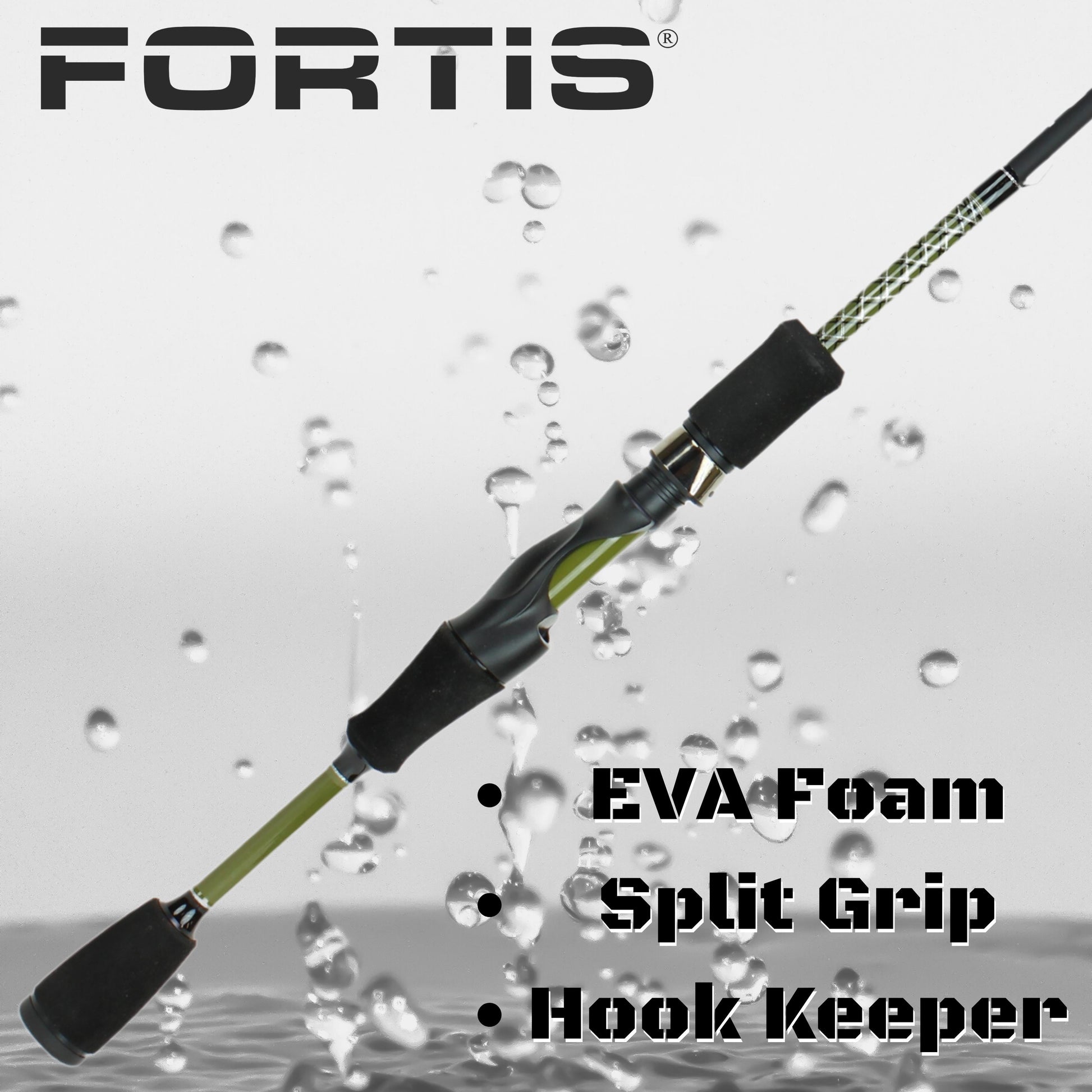 Fortis 5' 6" Light Action 2 Piece Spinning Rod-Goodwynn&#39;sGoodwynn&#39;s