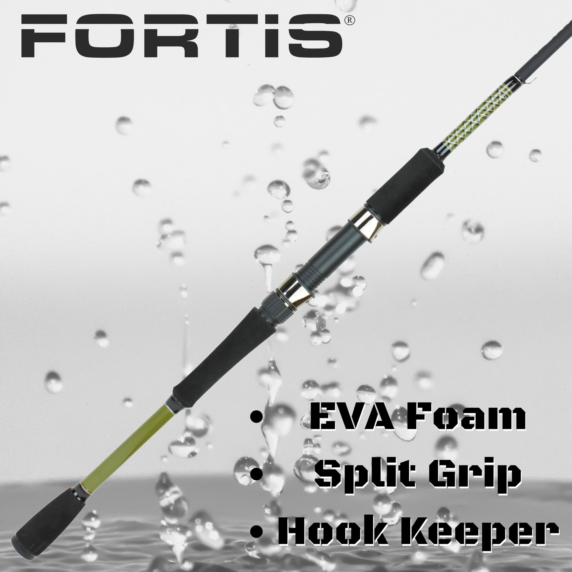 FORTIS 6' Medium Heavy Action 1 Piece Spinning Rod-Goodwynn&#39;sGoodwynn&#39;s