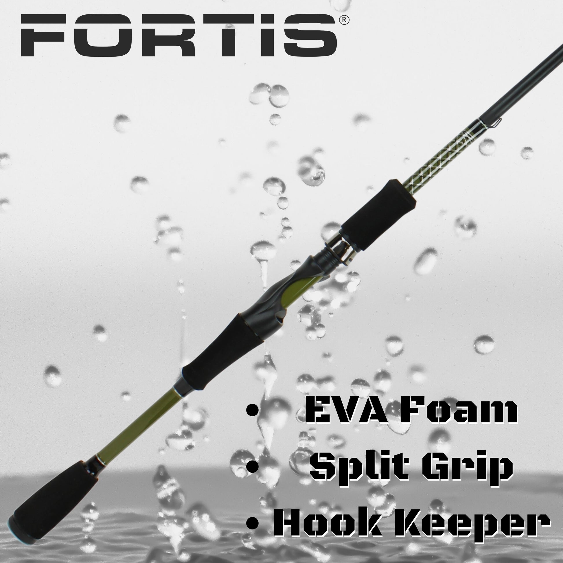 FORTIS 7' Medium Action 2 Piece Spinning Rod-Goodwynn&#39;sGoodwynn&#39;s