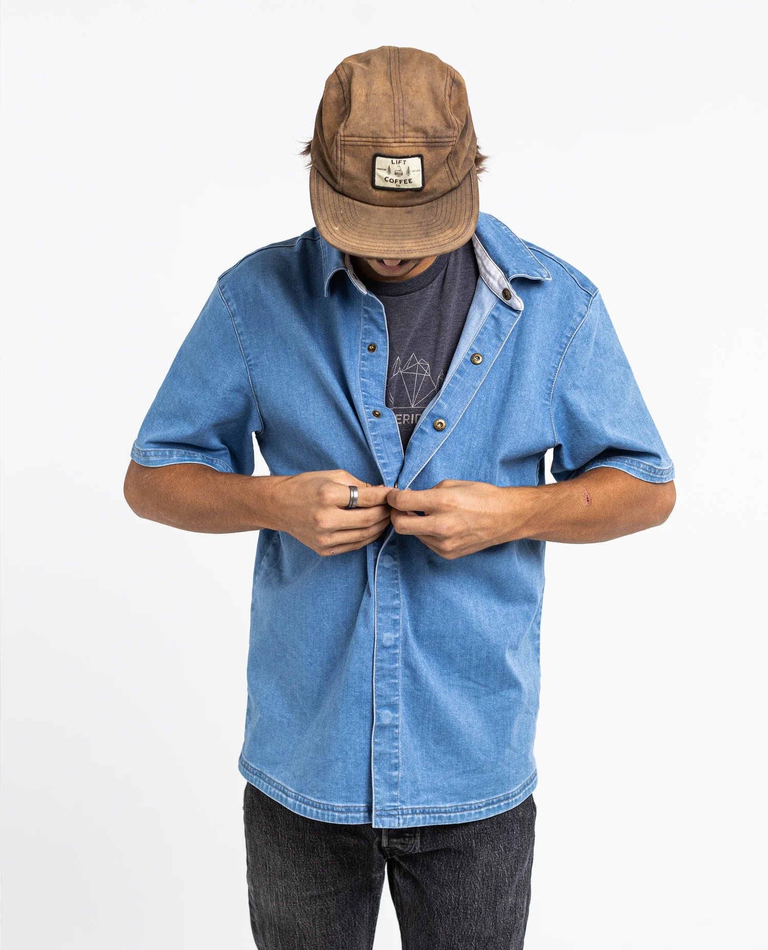 Short Sleeve Snap Shirt-Goodwynn&#39;sGoodwynn&#39;s