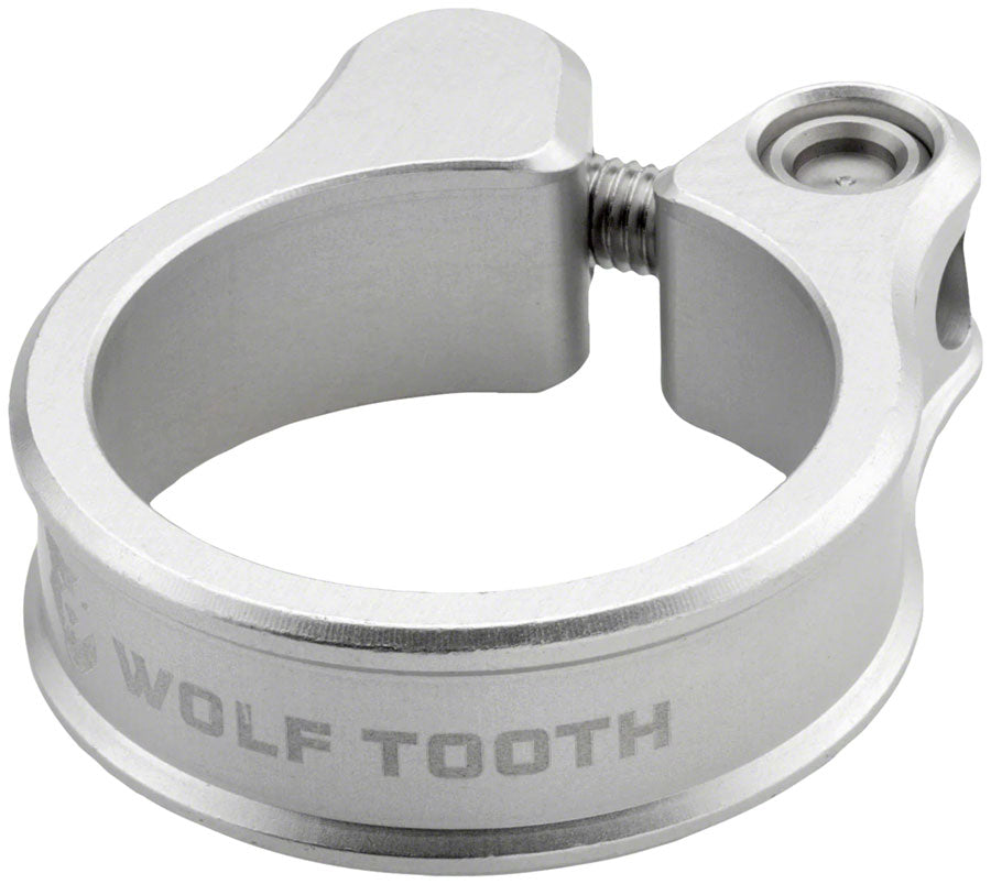 Wolf Tooth Seatpost Clamp - 34.9mm Raw Silver-Goodwynn&#39;sGoodwynn&#39;s