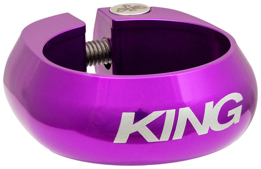 Chris King Seatpost Clamp - 34.9mm 3D Violet-Goodwynn's