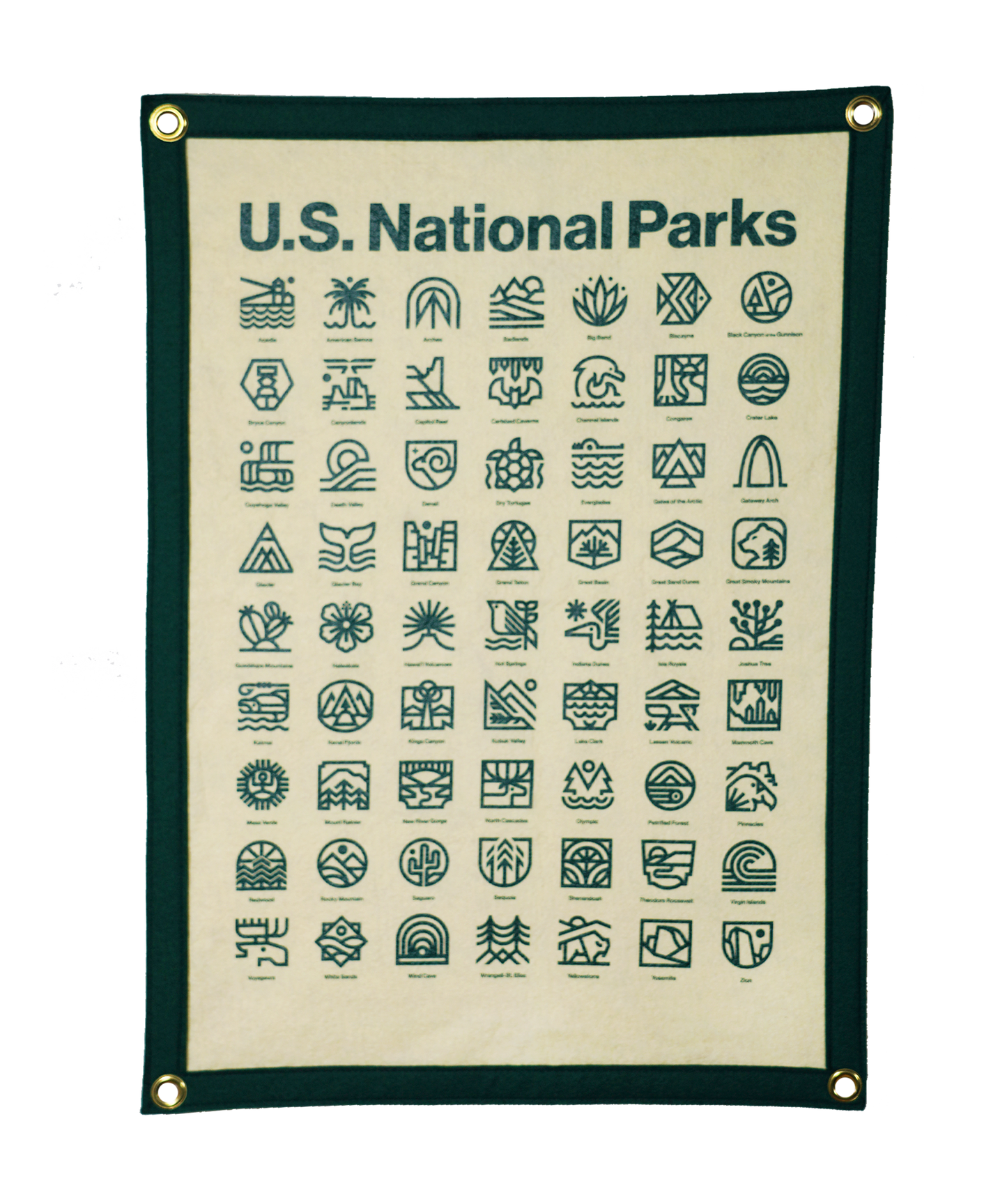 National Parks Camp Flag • Steve Wolf x Oxford Pennant