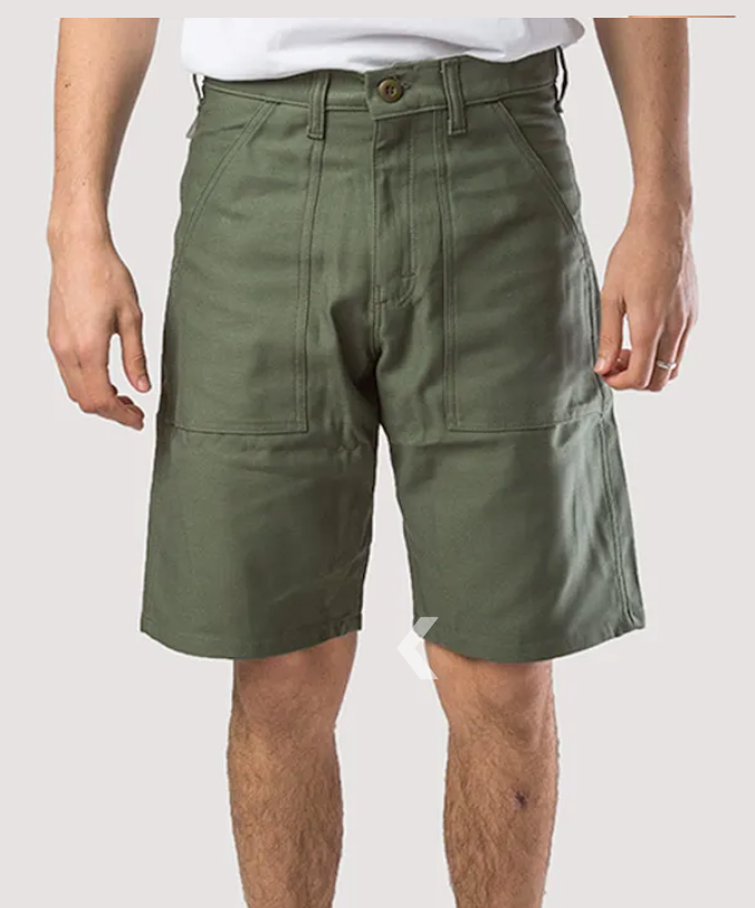 FATIGUE SHORT (OLIVE SATEEN) 5501-Goodwynn&#39;sGoodwynn&#39;s