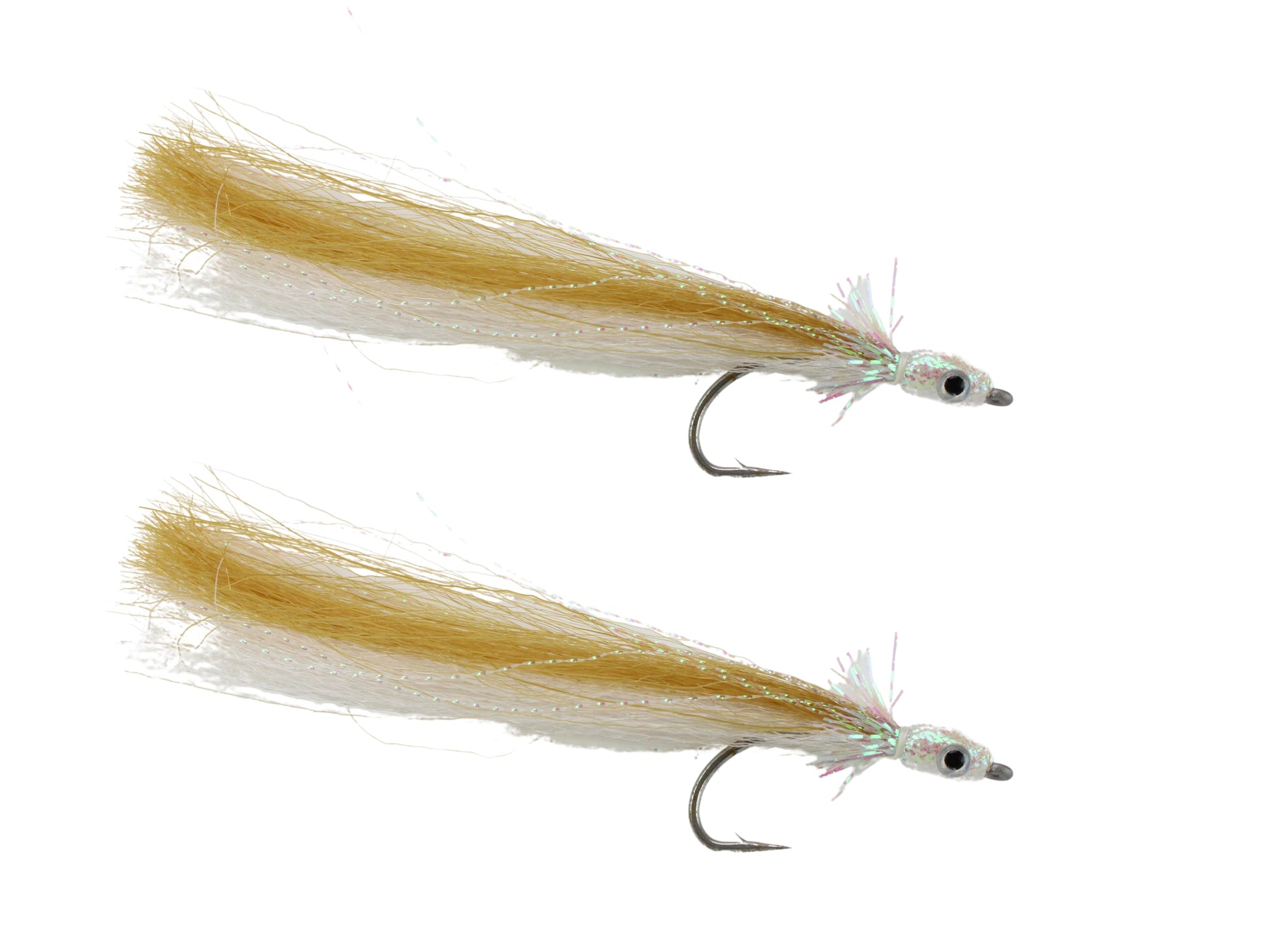 Wild Water Fly Fishing Brown Sand Short Tail Eel, Size 1/0, Qty. 3-Goodwynn&#39;sGoodwynn&#39;s