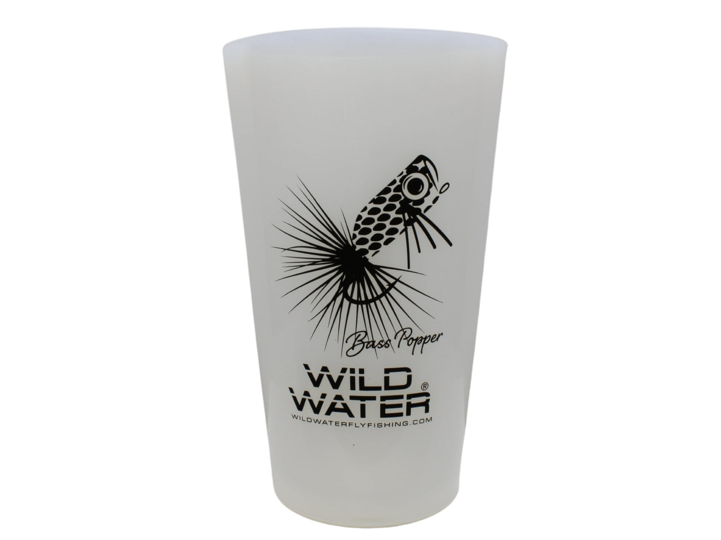 Wild Water Fly Fishing Silicone Pint Glass