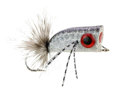 Wild Water Fly Fishing Silver and Black Crease Minnow, size 2, qty. 4