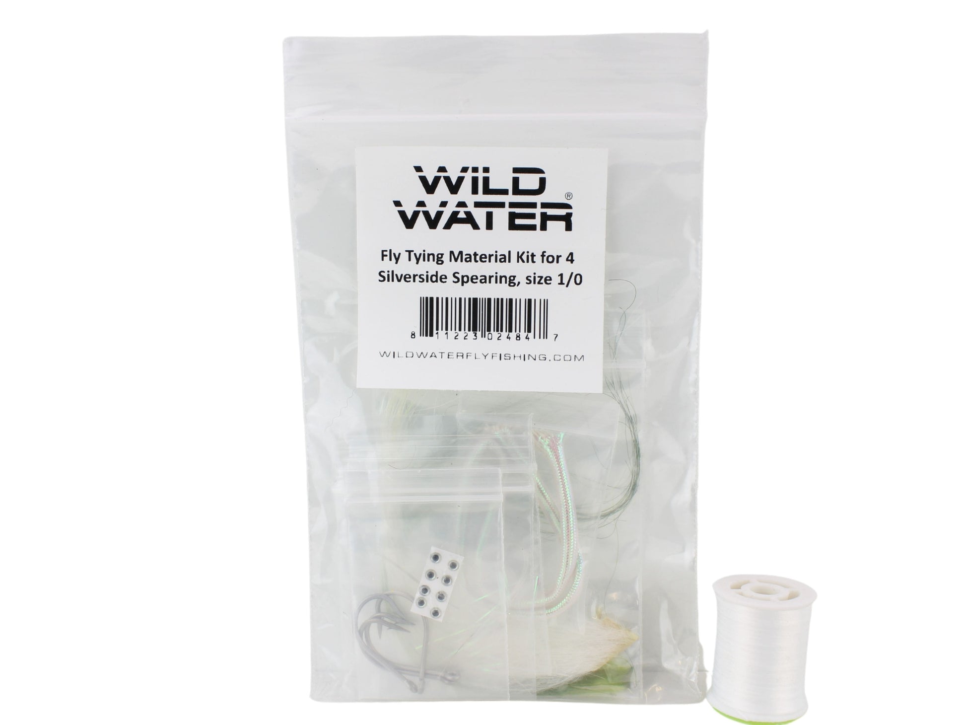 Wild Water Fly Fishing Fly Tying Material Kit, Silverside Spearing-Goodwynn&#39;sGoodwynn&#39;s