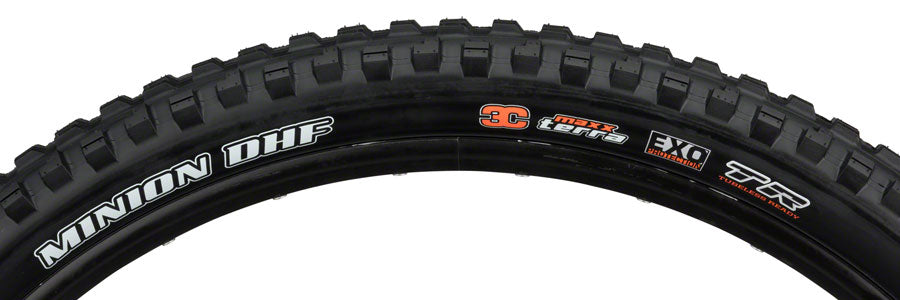 Maxxis Minion DHF Tire - 27.5 x 2.5 Tubeless Folding BLK 3C Maxx Grip DH Wide Trail-Goodwynn&#39;sGoodwynn&#39;s