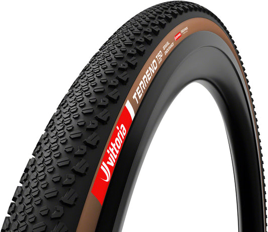 Vittoria Terreno T50 Mixed Tire - 700 x 45 Tubeless Folding Brown Gravel Endurance Graphene G2.0-Goodwynn's