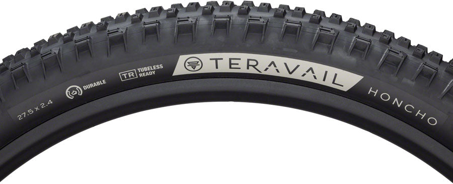 Teravail Honcho Tire - 27.5 x 2.4 Tubeless Folding Black Light and Supple