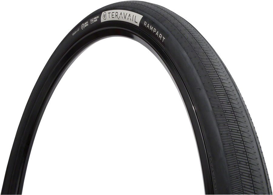 Teravail Rampart Tire - 650b x 47 Tubeless Folding Black Light and Supple