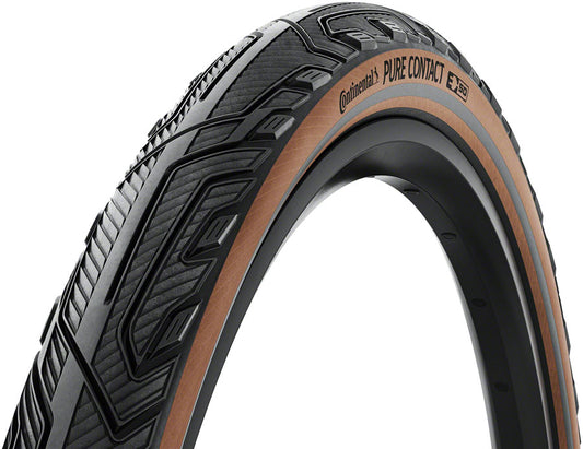 Continental Pure Contact Tire - 700 x 47 Clincher Folding BLK/Coffee/Graphite Reflex Vectran / PolyX Breaker E50-Goodwynn's