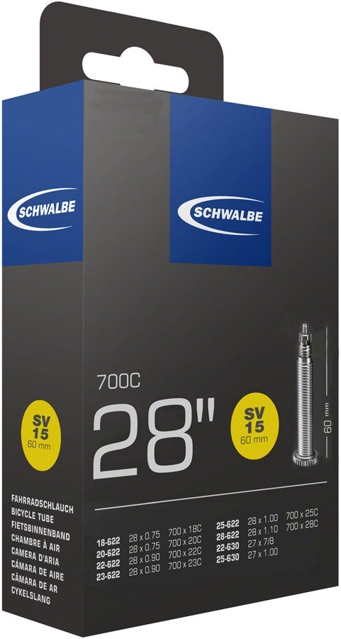 Schwalbe Standard Tube - 700 x 18 - 28mm 60mm Presta Valve-Goodwynn&#39;sGoodwynn&#39;s