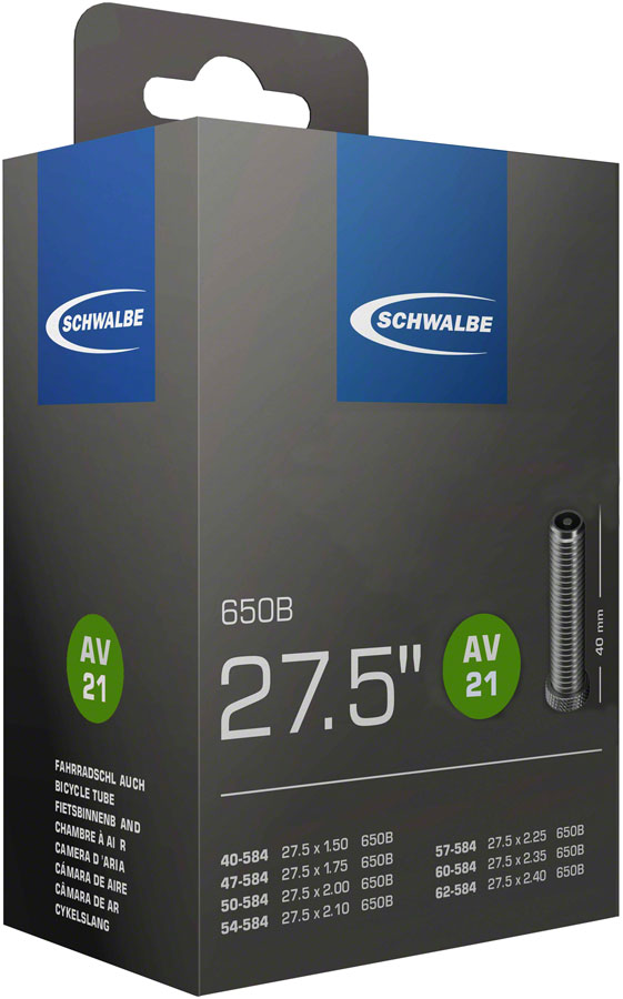 Schwalbe Standard Tube - 27.5 x 1.5 - 2.4 40mm Schrader Valve-Goodwynn&#39;sGoodwynn&#39;s