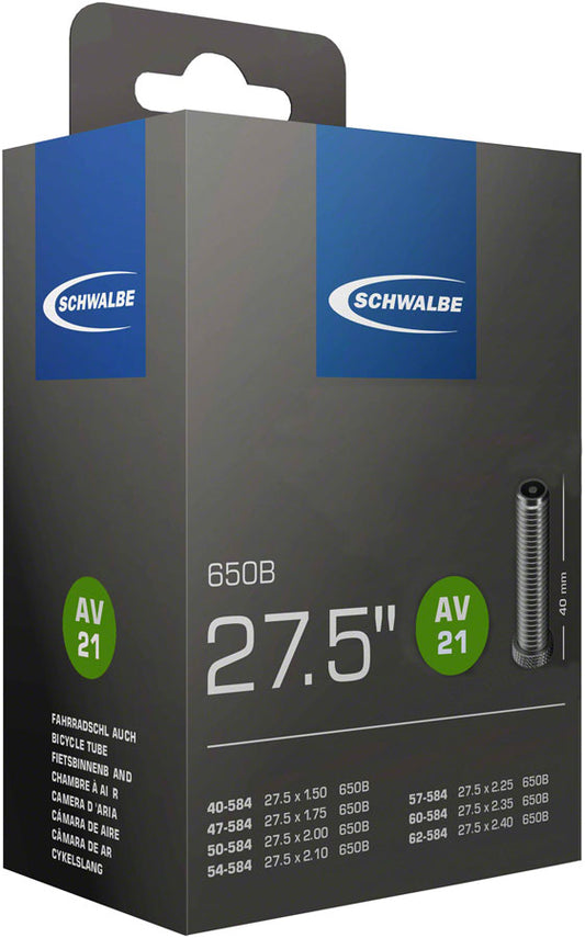 Schwalbe Standard Tube - 27.5 x 1.5 - 2.4 40mm Schrader Valve-Goodwynn's